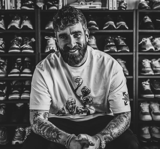 Sneakerhead en Designer Marko van Kicks on Kanvas