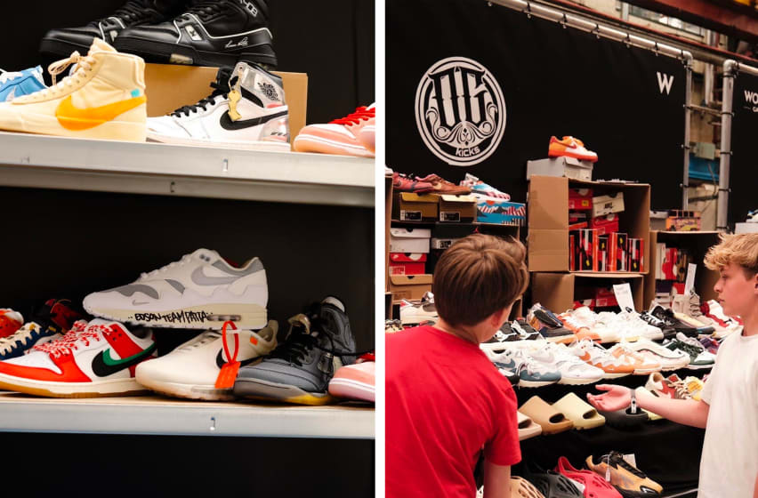 Woovin gallery op sneakerness sneaker beurs