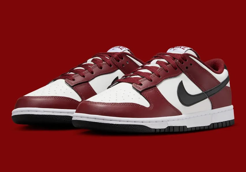 Nike Dunk Low Dark Team Red Foto 1