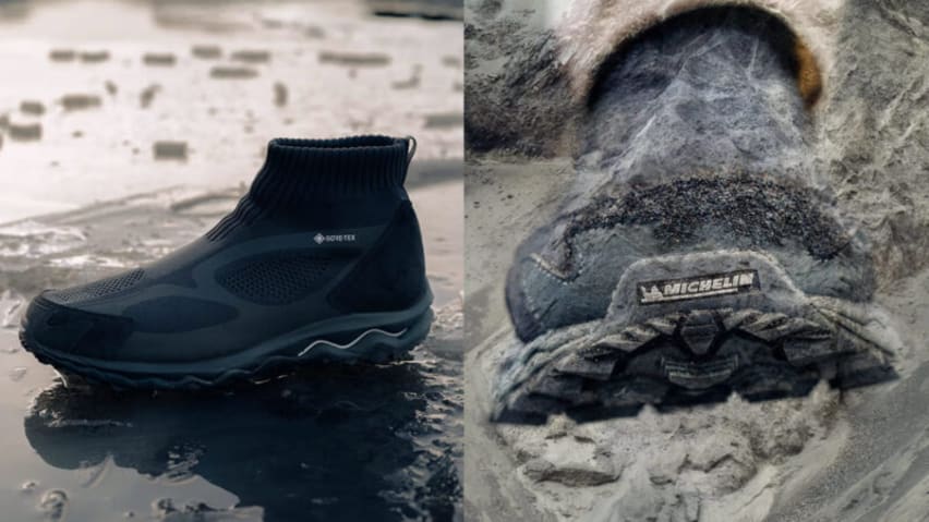 Nonnative x Mizuno Wave Mujin TL Gore Tex Mid Black Foto 6