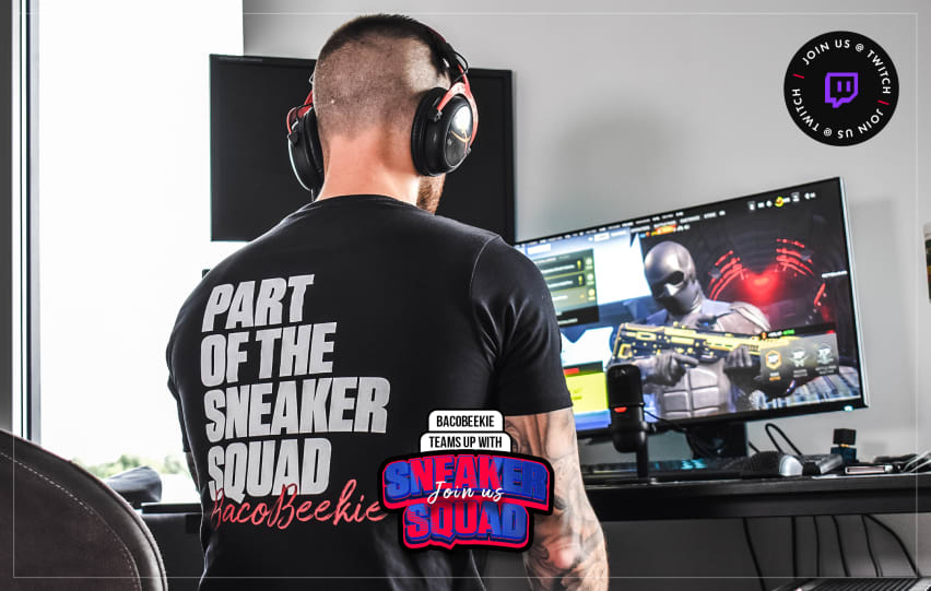 Sneaker Squad Twitch Stream Bacobeekie 12 augustus