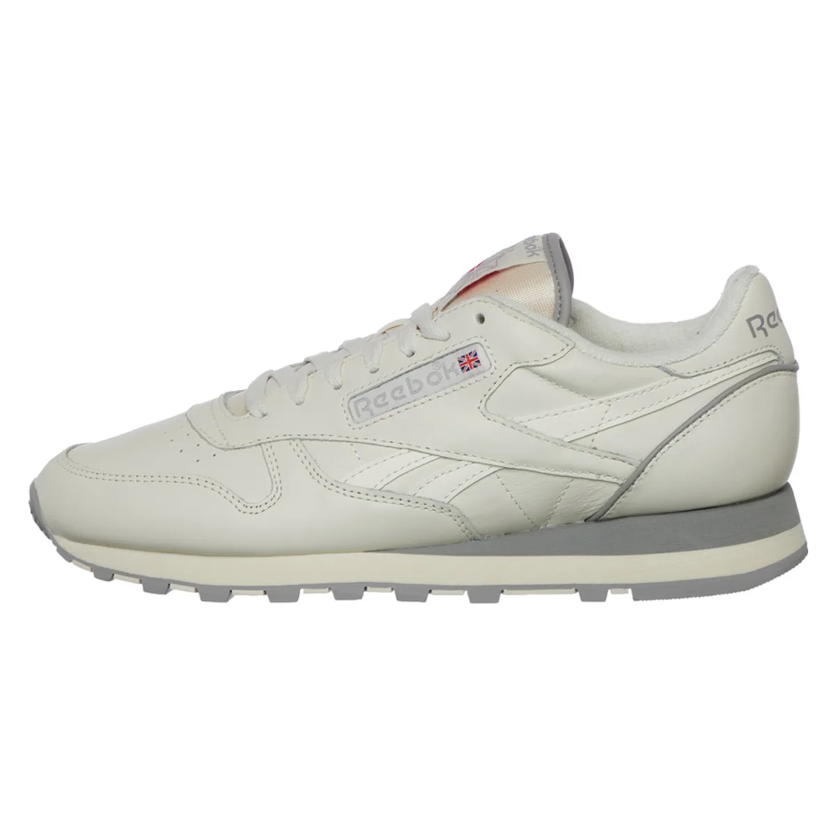 Reebok Classic Leather 1983 Vintage Vintage Chalk Grey Vector Red