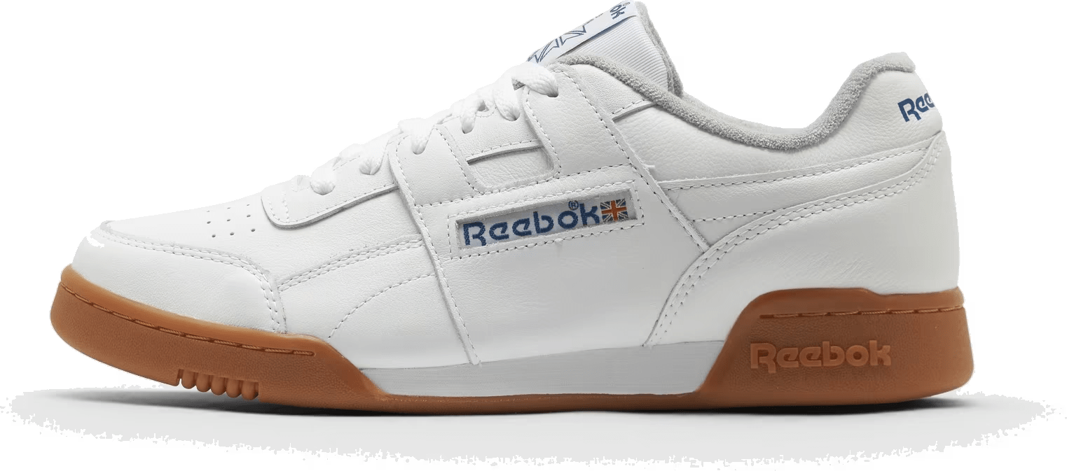 Reebok Workout Plus White Vector Blue Red