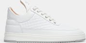 Filling Pieces Low Top Quilted White