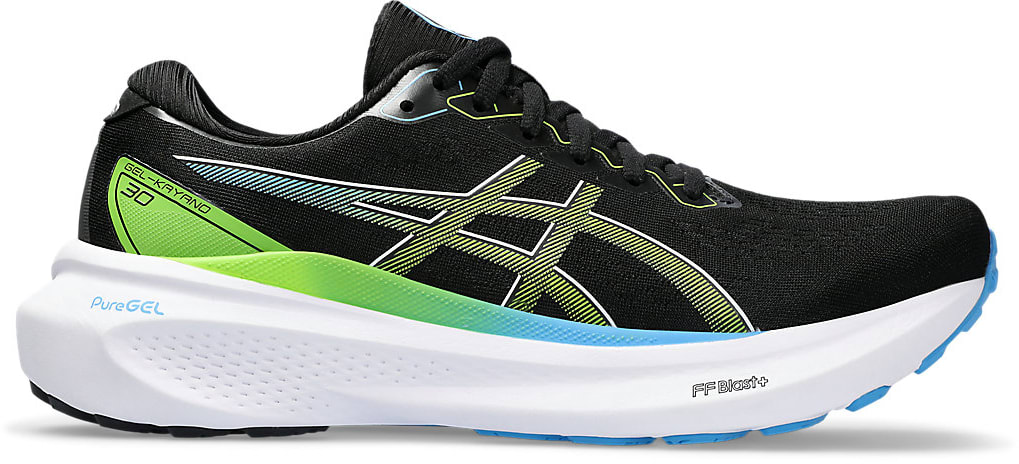 ASICS Gel-Kayano 30 Black Electric Lime