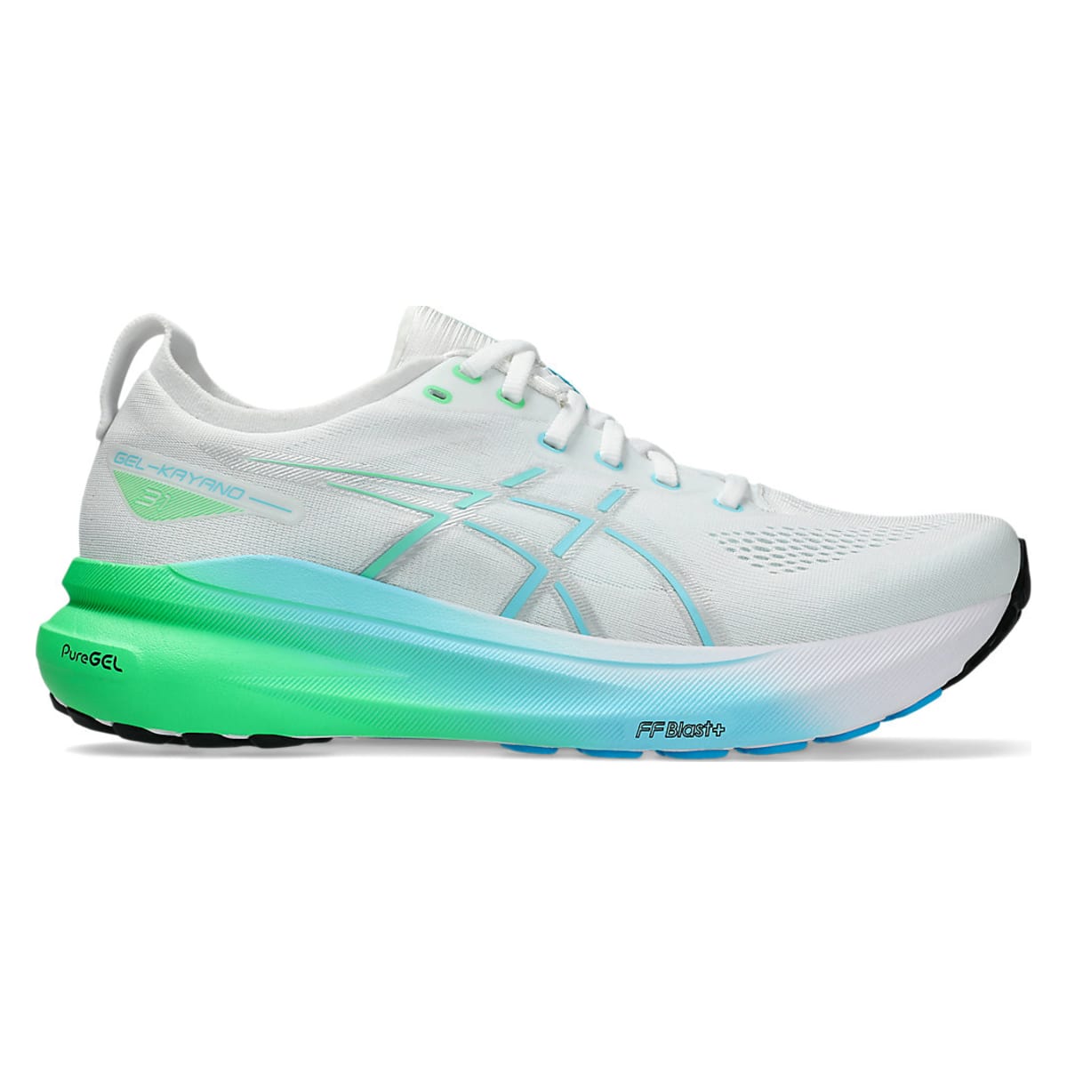 ASICS Gel-Kayano 31 White Bright Cyan