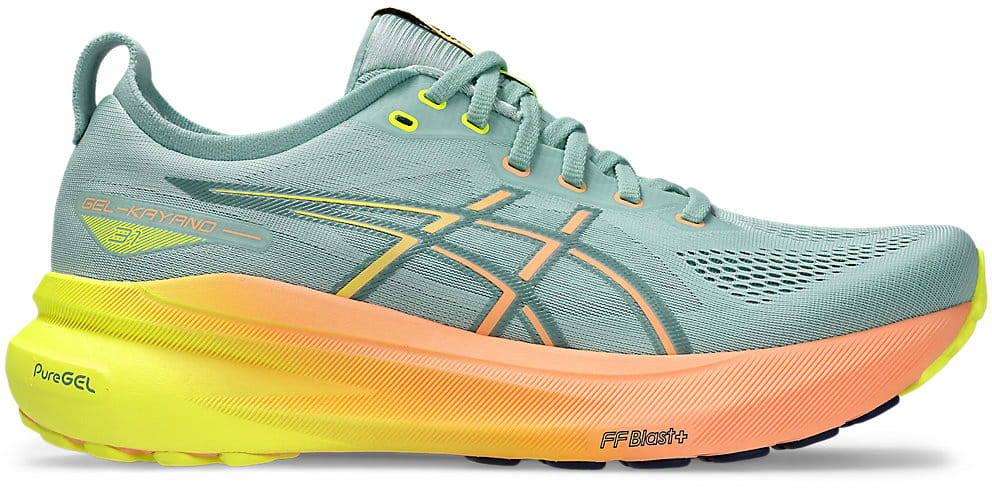 ASICS Gel-Kayano 31 Paris Light Celadon Safety Yellow