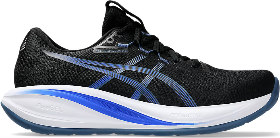 ASICS Gel-Cumulus 28 "Black Neon Blue"