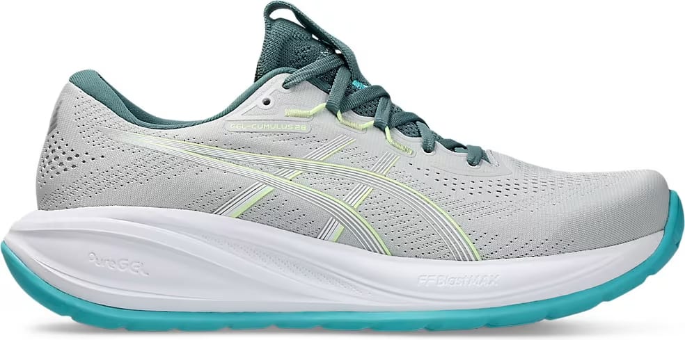 ASICS Gel-Cumulus 28 "Cloud Grey Energy Aqua"