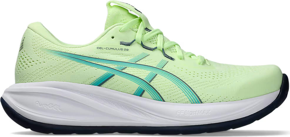 ASICS Gel-Cumulus 28 "Illuminate Yellow Energy Aqua"