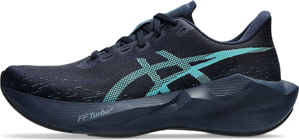 ASICS Novablast 6 "Midnight Energy Aqua"