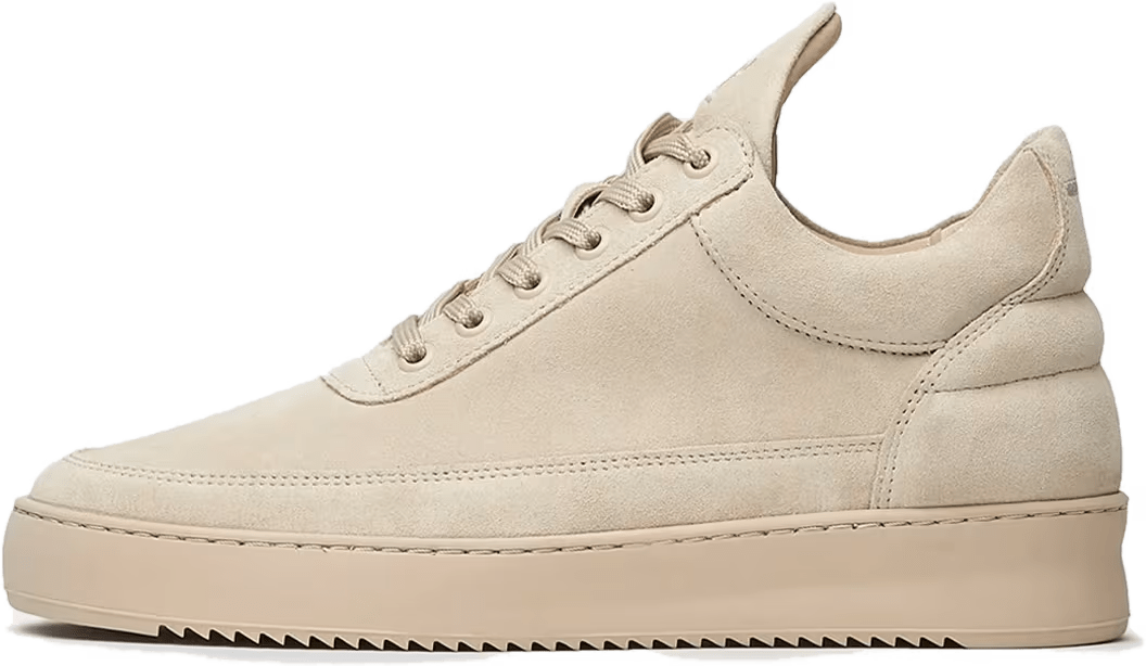 Filling Pieces Low Top Suede All Beige