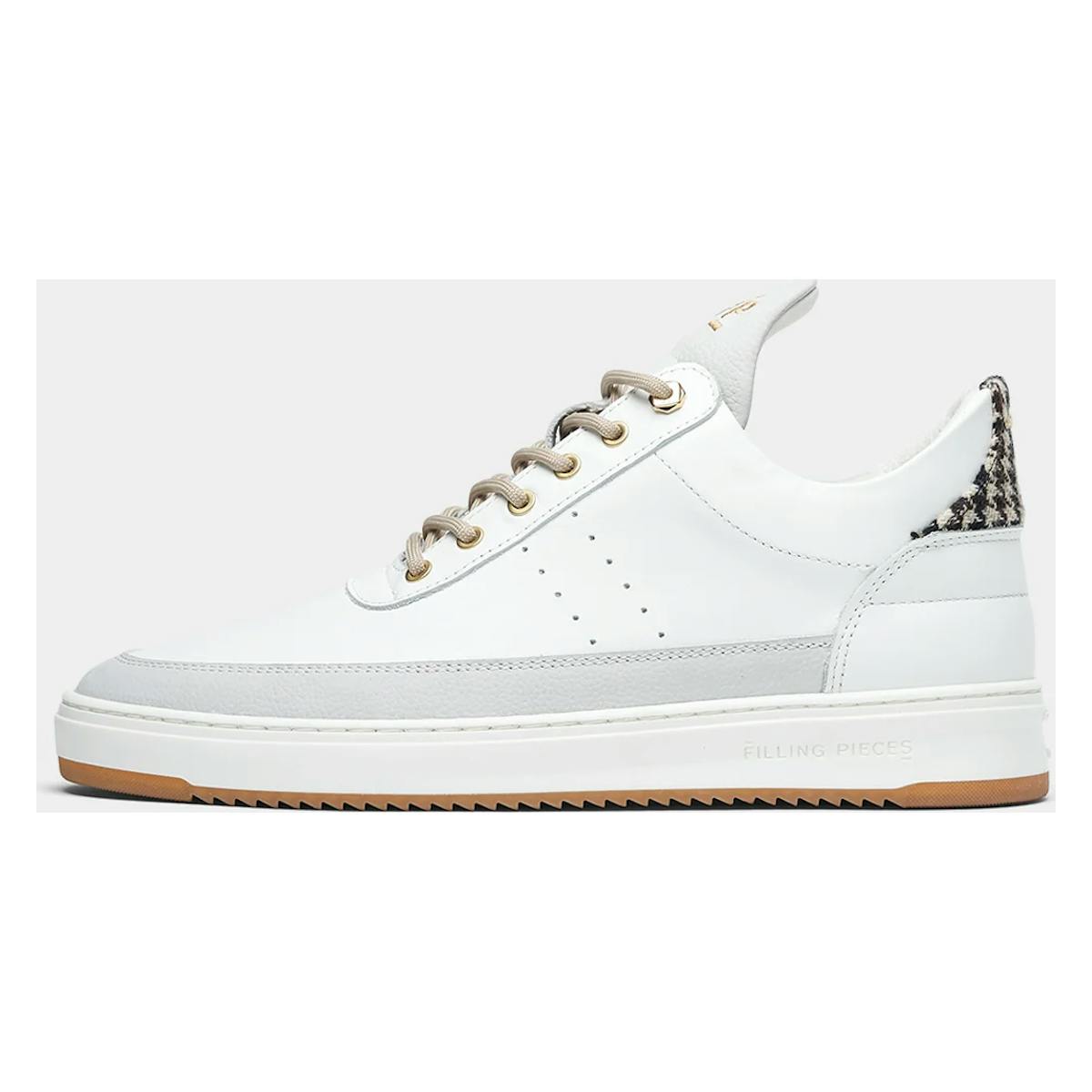 Filling Pieces Low Top Bianco Houndstooth