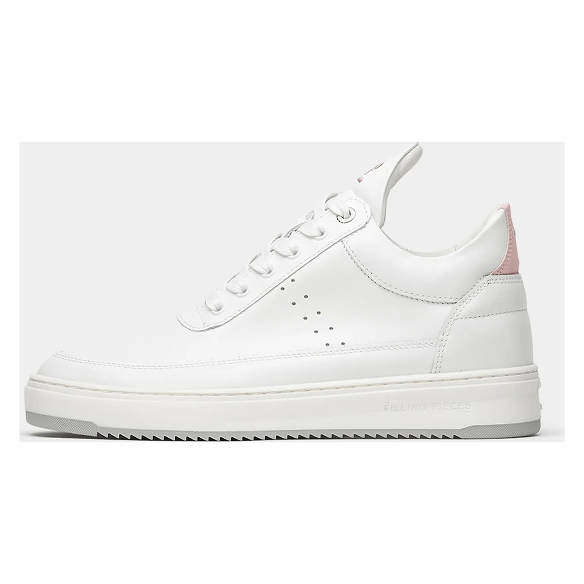 Filling Pieces Low Top Bianco Rosa