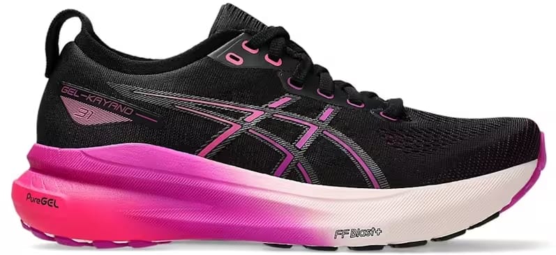 ASICS Gel-Kayano 31 Black Bold Magenta (Women's)