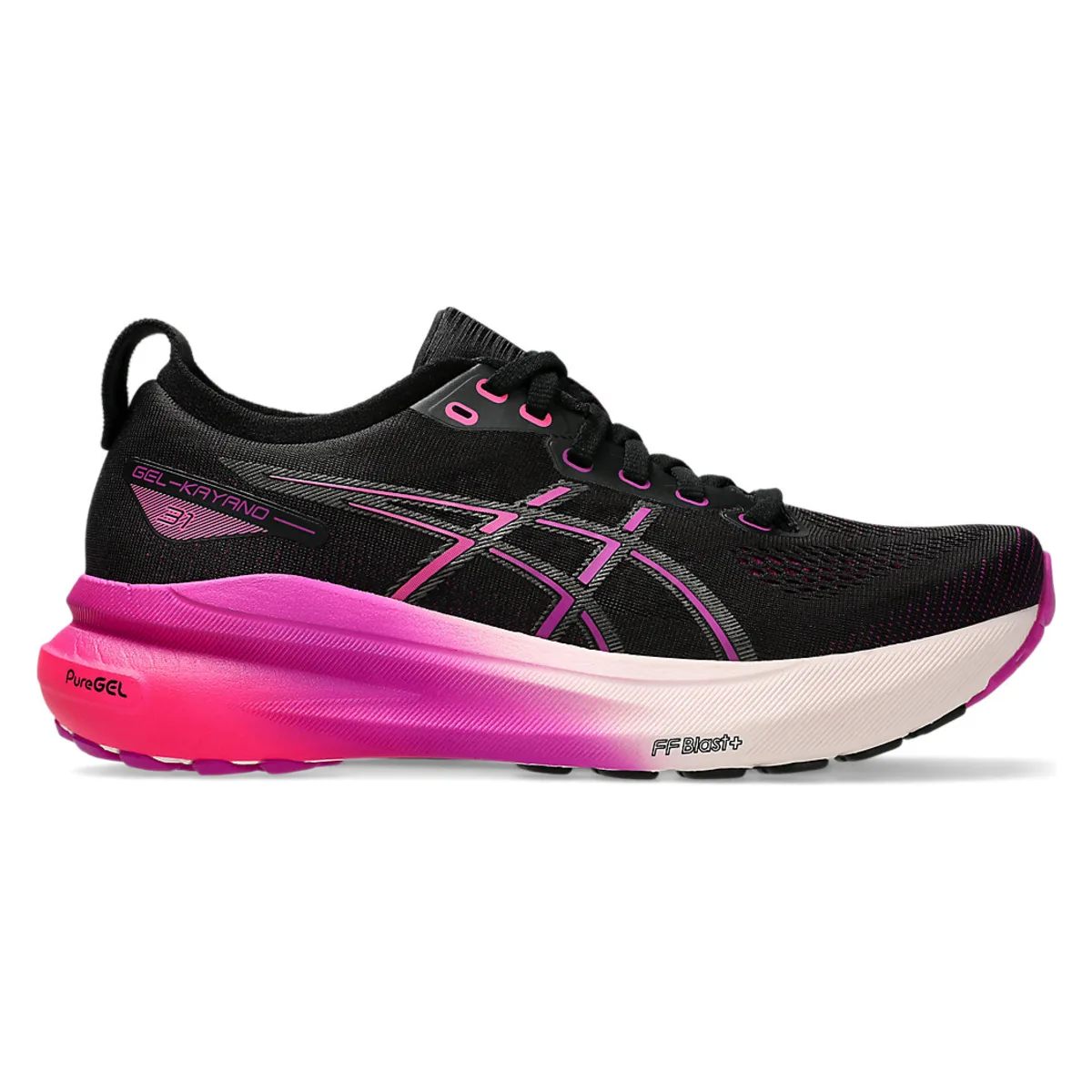 ASICS Gel-Kayano 31 Black Bold Magenta (Women's)