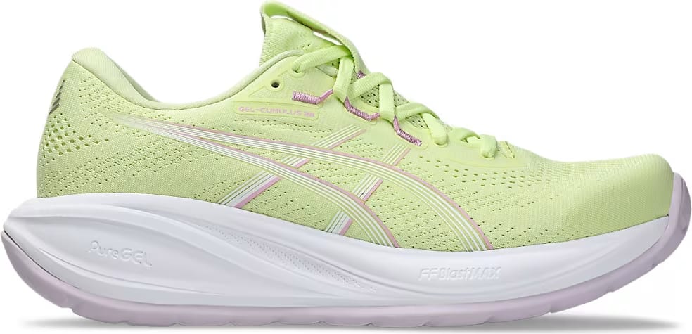 ASICS Gel-Cumulus 28 "Glow Green Hazy Lilac"