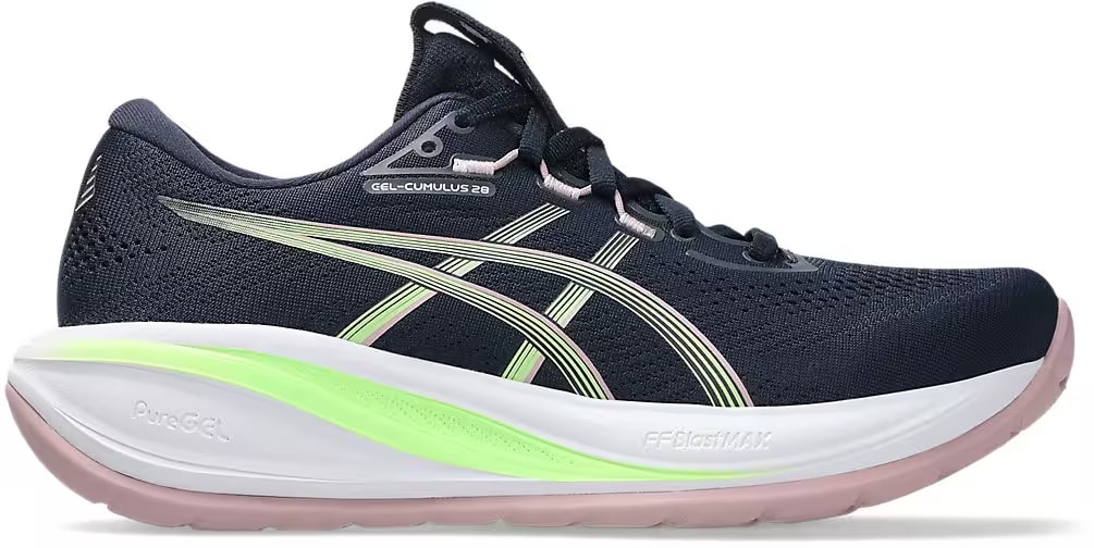 ASICS Gel-Cumulus  28 "Midnight Illuminate Green"