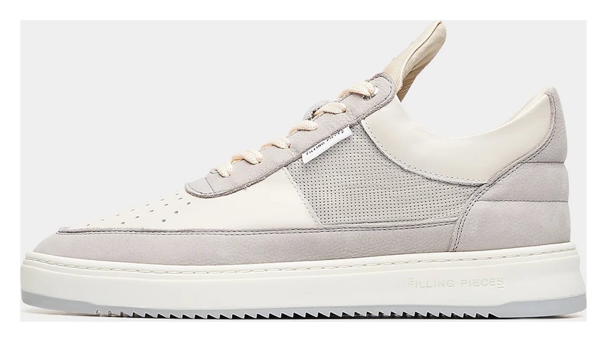 Filling Pieces Low Top Game Light Grey