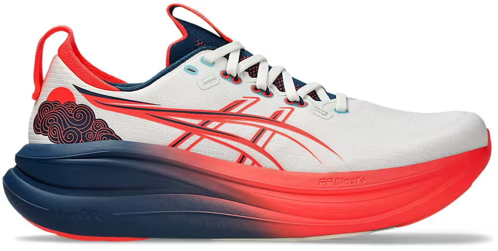 ASICS Gel-Nimbus 28 Irn "Cream Flash Coral"