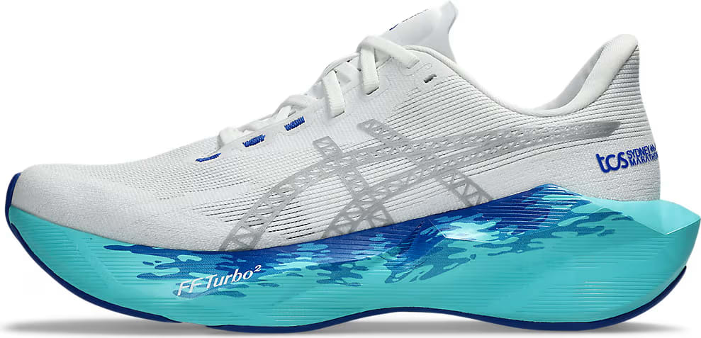 ASICS Novablast 6 Sydney "White Ice Mint"