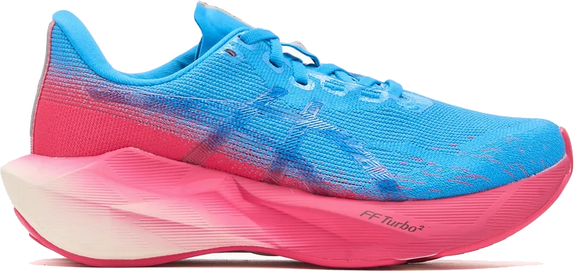 Distance x Asics Novablast 6 "Digital Aqua"