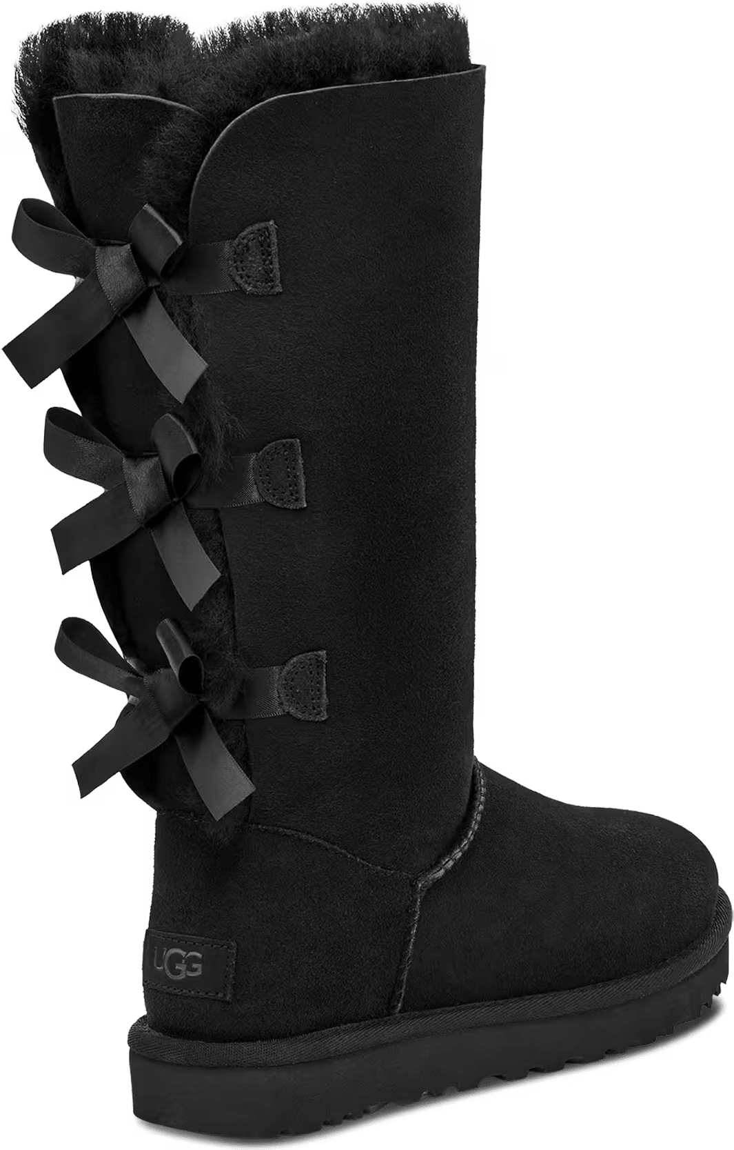 UGG Tall Bailey Bow II-Laars Black