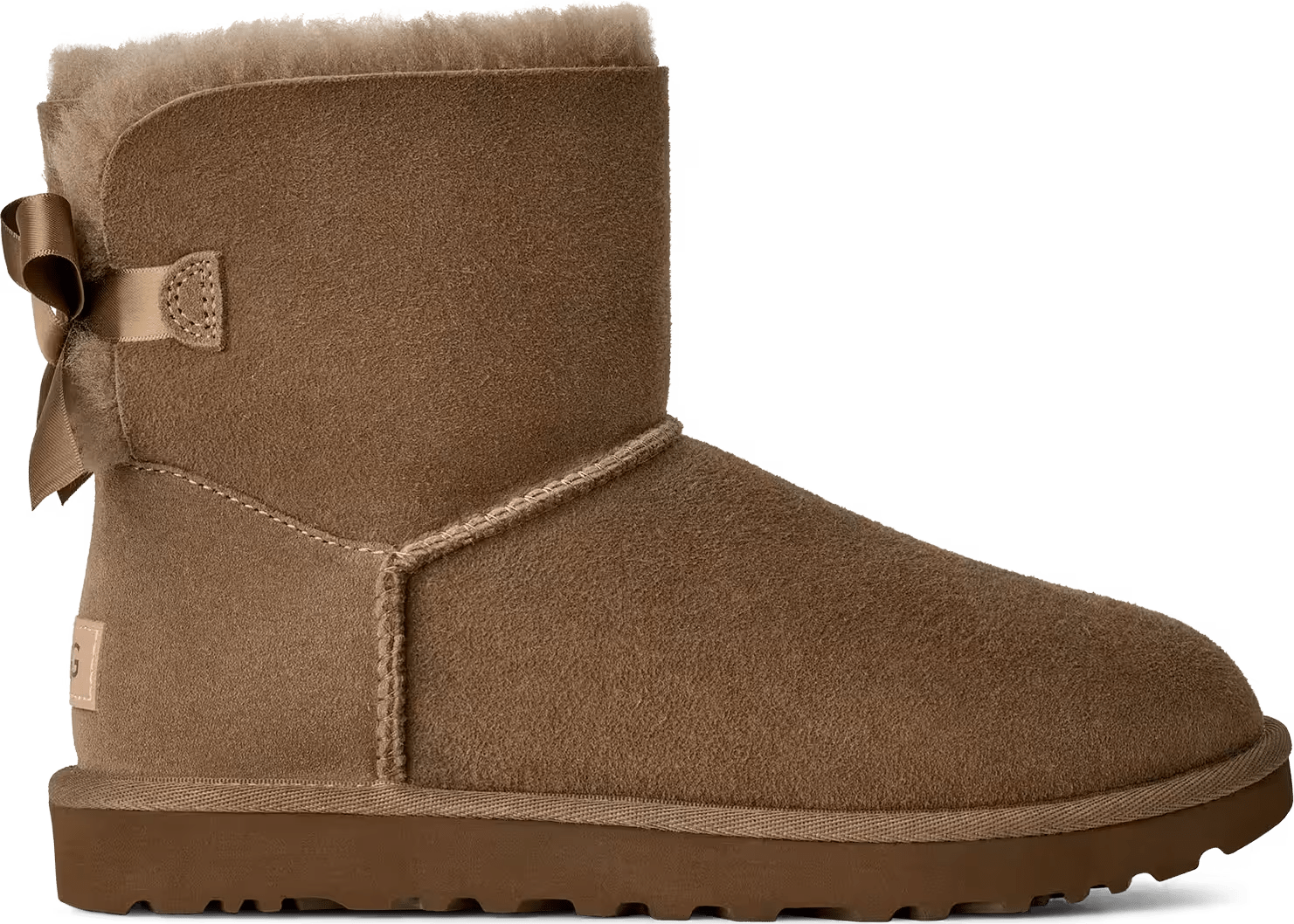UGG Mini Bailey Bow II-Laars Light Bronze
