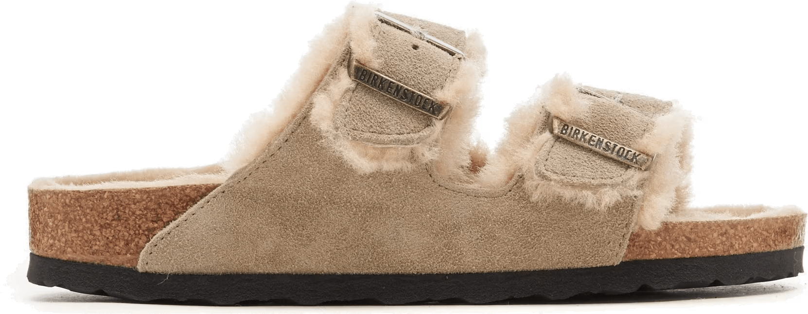 BIRKENSTOCK Arizona Shearling Suede Leather Narrow