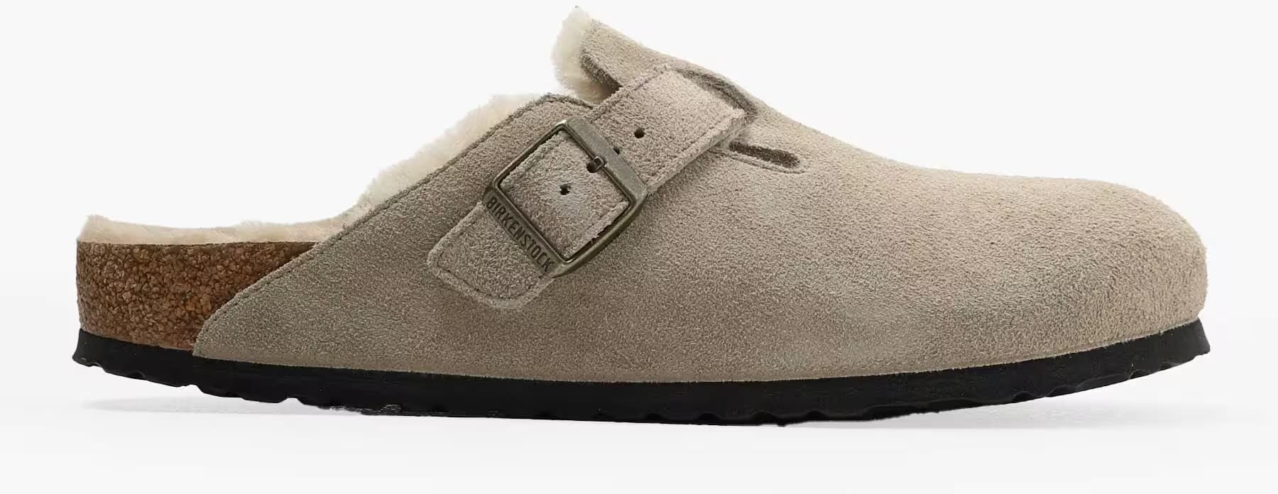 Birkenstock Boston Shearling Suede Leather/Fur