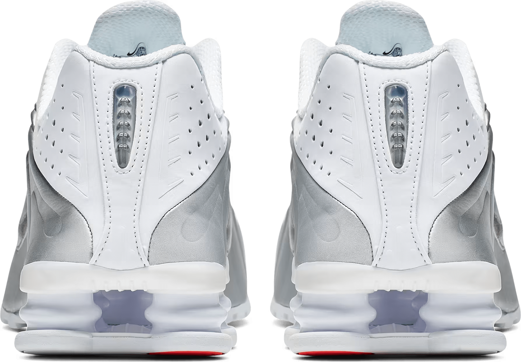 Nike Shox R4 White Metallic Silver