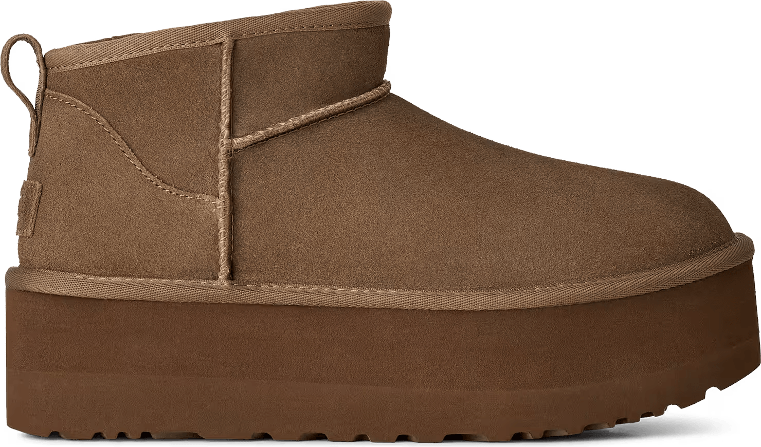 UGG Classic Ultra Mini Platform-Laars Light Bronze