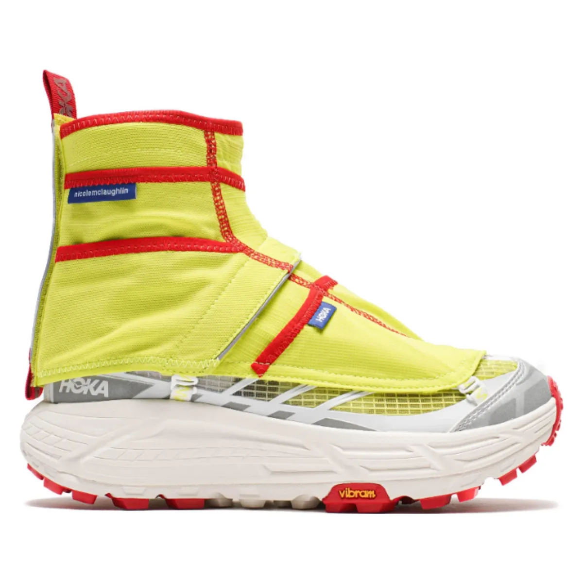 Hoke One One x Nicole McLaughlin Mafate Speed Three2 "Neon Yellow"