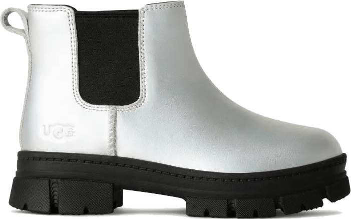 UGG Ashton Chelsea Shine Laars Kids "Silver"