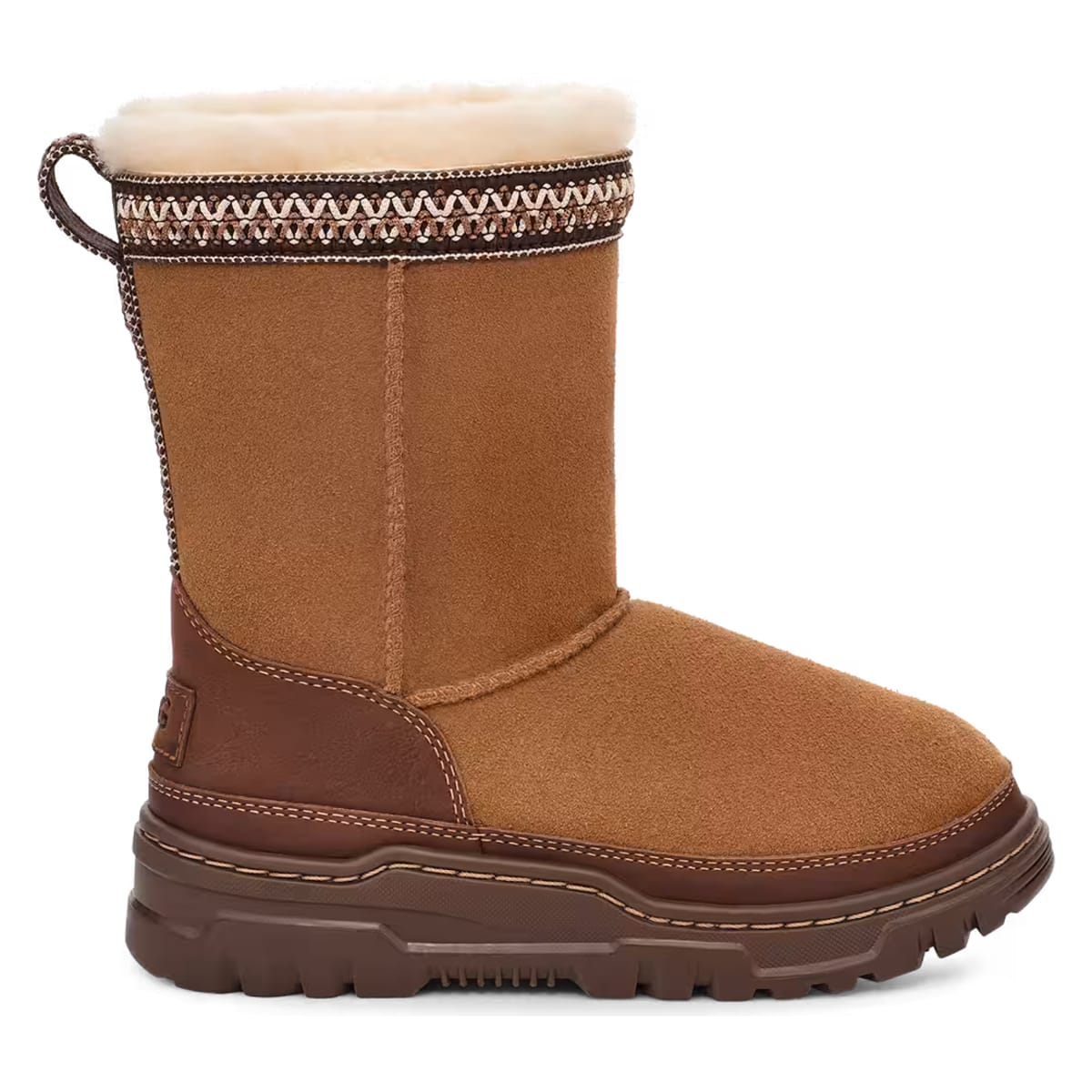 UGG Classic Short TrailGazer Laars Kids "Chestnut"