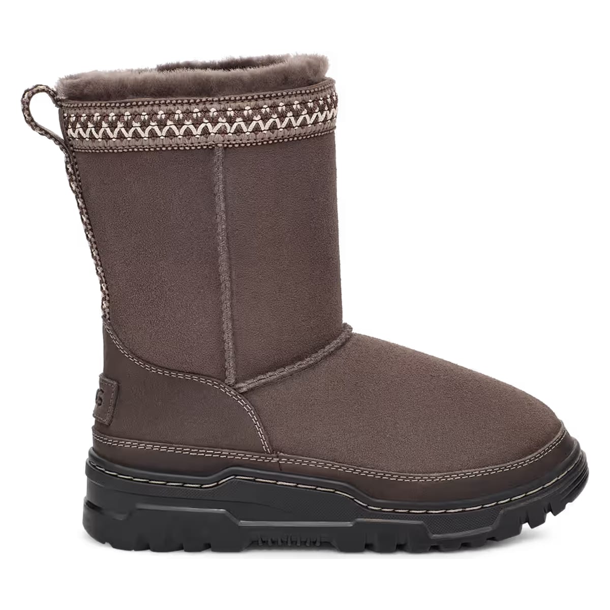 UGG Classic Short TrailGazer Laars Kids "Thunder Cloud"