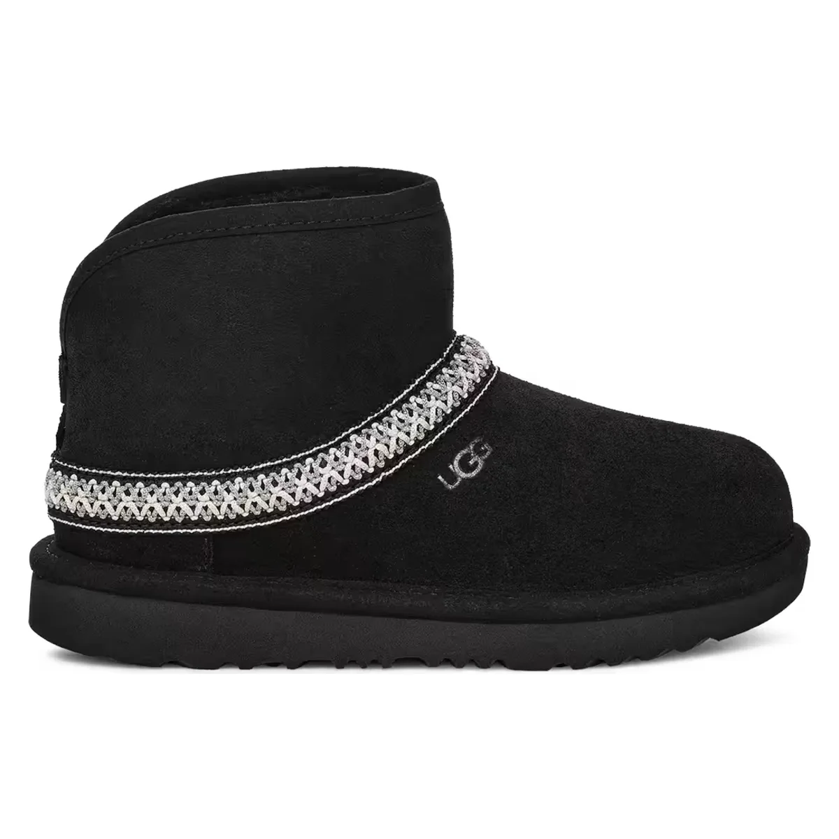 UGG Classic Mini Crescent Laars Kids "Black"