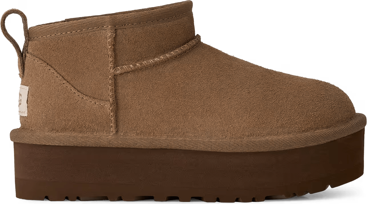 UGG Classic Ultra Mini Platform-Laars Light Bronze