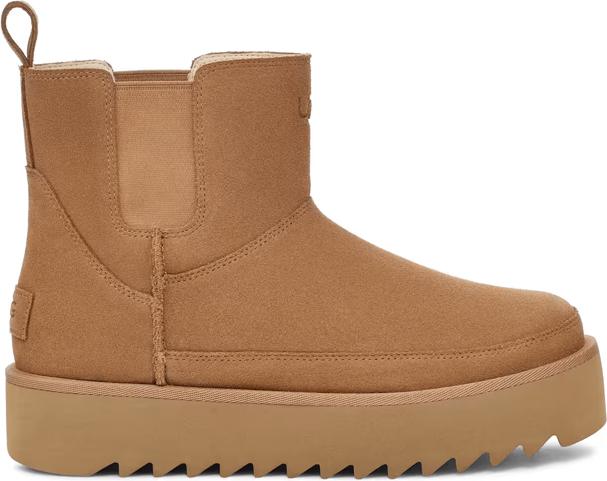 UGG Classic Chelsea Platform Mini-Laars Chestnut