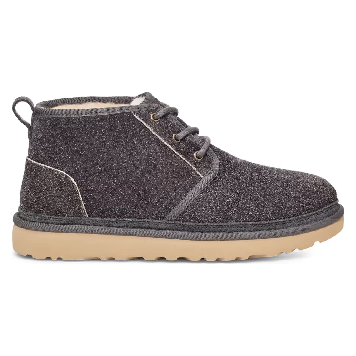 UGG Neumel Shaggy Suede Laars Heren "Dark Grey"