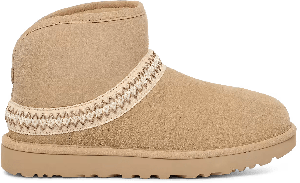 UGG Classic Mini Crescent Laars Dames "Mustard Seed"