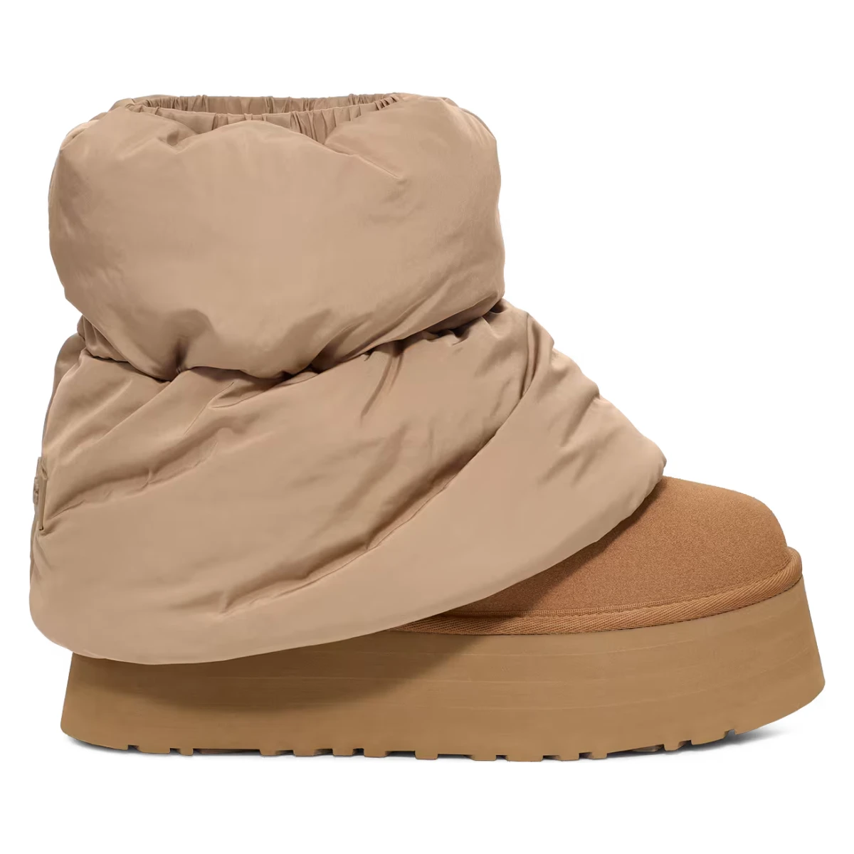 UGG Classic Mini Dipper Puffer Boot Amphora Chestnut