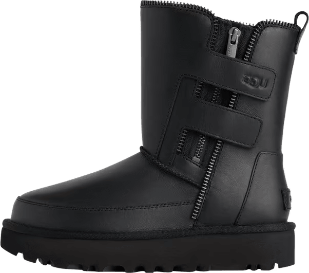 UGG Classic Short Moto Boot Black