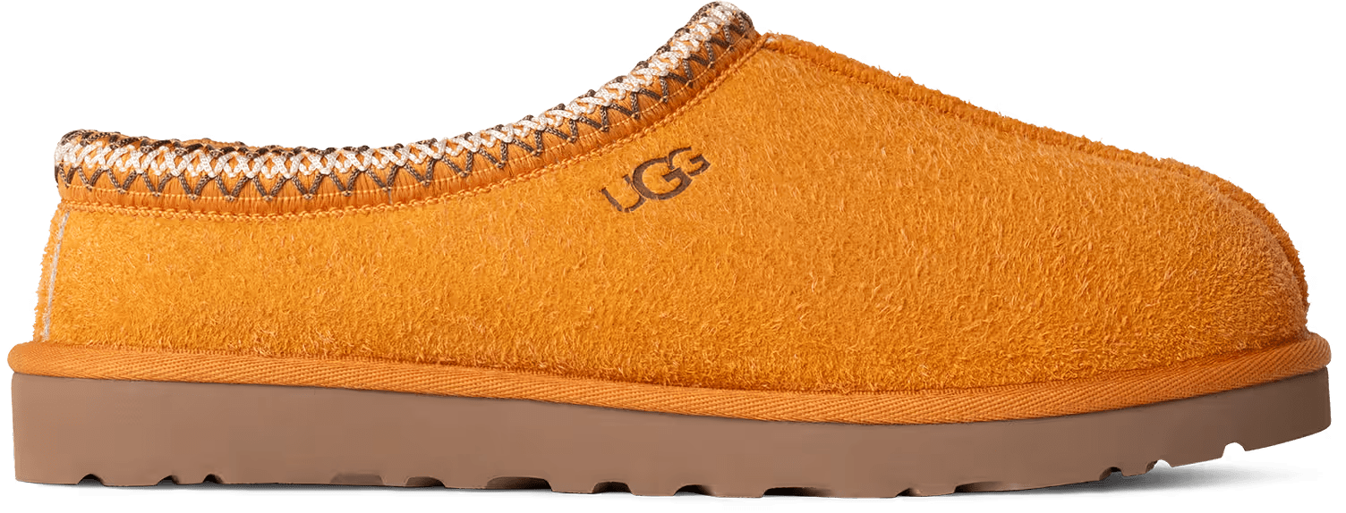 UGG Tasman Shaggy Suede Slipper Dark Apricot