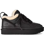 UGG Lowmel LTHR Dames "Black"