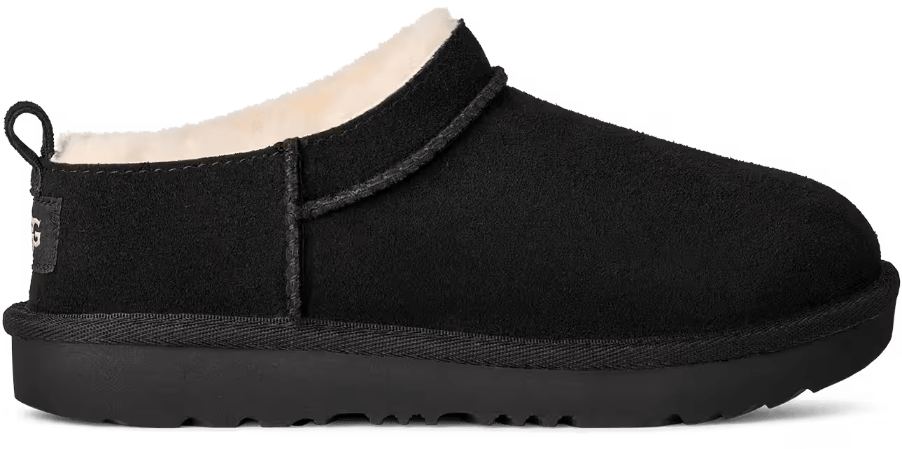 UGG Classic Micro Slipper Black (Kids)