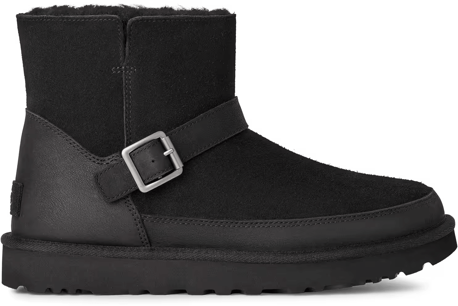 UGG Classic Mini Bellina Belted Boot Black