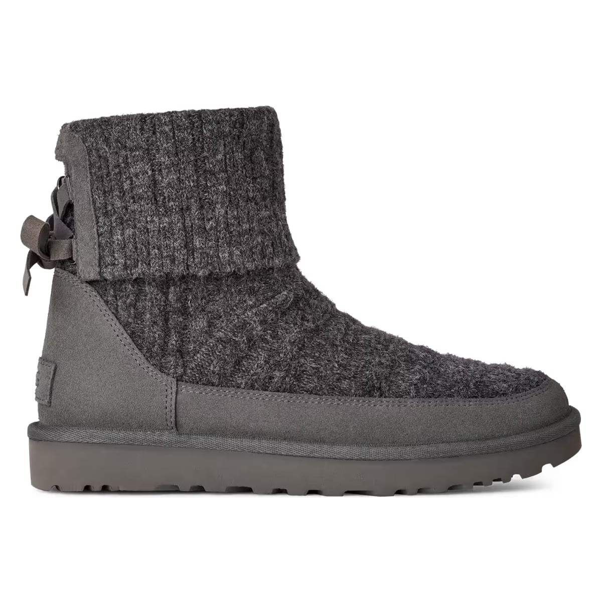 UGG Classic Mini Cabelle Knit Boot Moon Gray