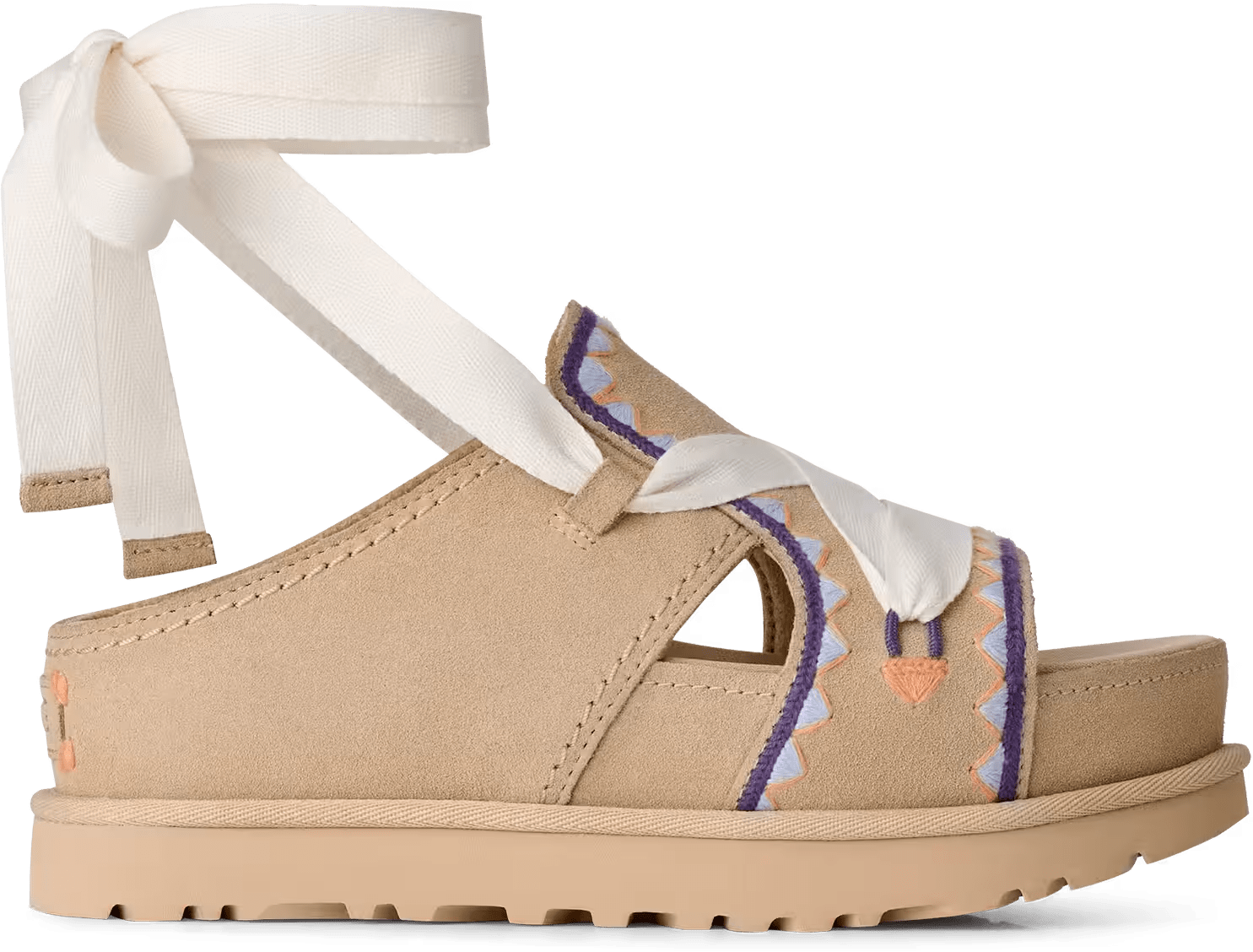UGG Goldenstar Hi Artistitch-Sandaal Sand Multi