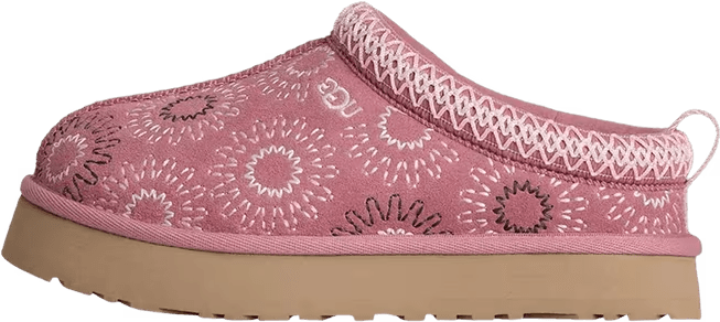 UGG Tazz Sun Stitch Slipper Horizon Pink (Kids)